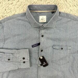 Johnnie O Shirt Men's XL Wake NWT Hangin Out Hancock Geometric‎ AOP Long Sleeve